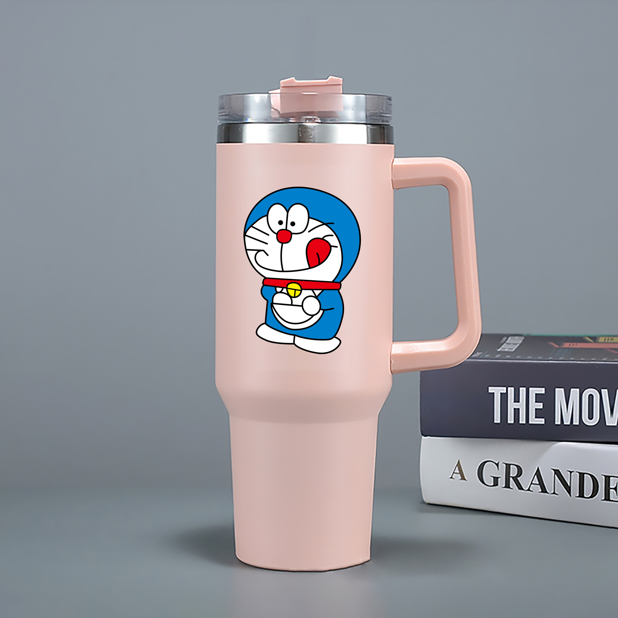 （画像用） ドラえもん Doraemon 1200mL車用タンブラー（カラープリント）
